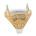 New and hot selling in indonesia online buying stainless steel gold ring men jewelry